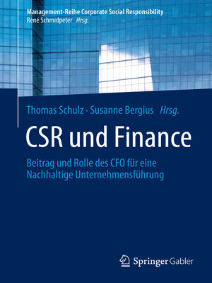 cover image of CSR und Finance